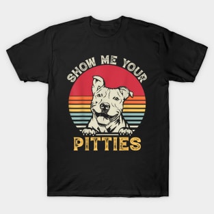 Show Me Your Pitties  Pitbull Dog T-Shirt